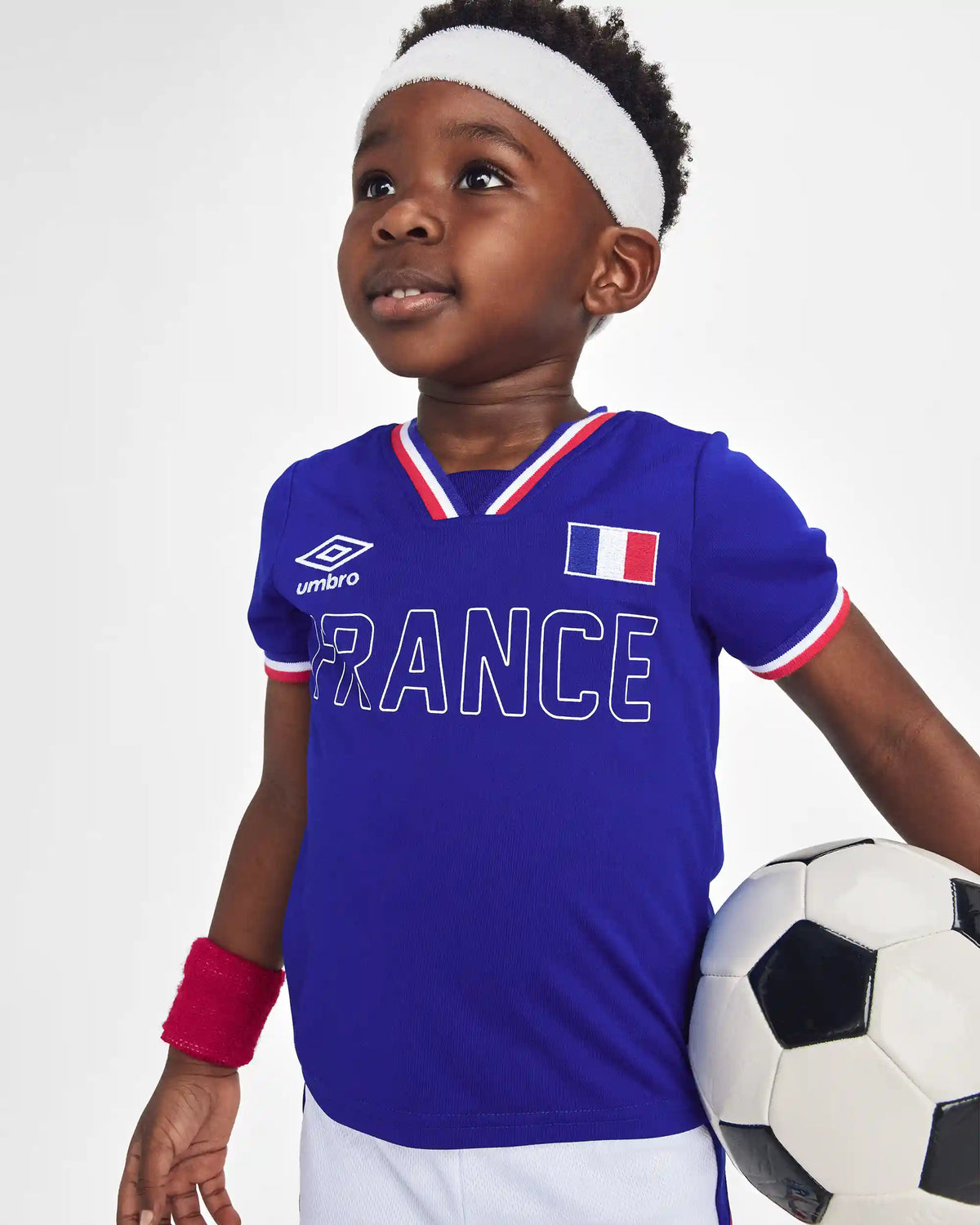 Kids Umbro France Soccer Jersey - Blue