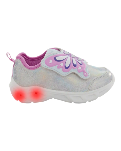 Toddler Butterfly Light-Up Sneakers