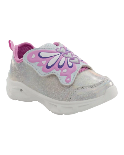 Toddler Butterfly Light-Up Sneakers