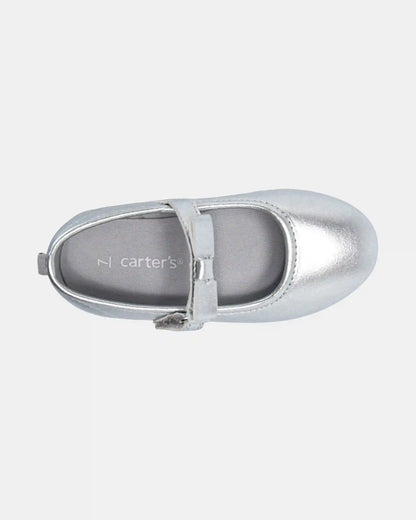 Toddler Girl Dress Shoes - Silver