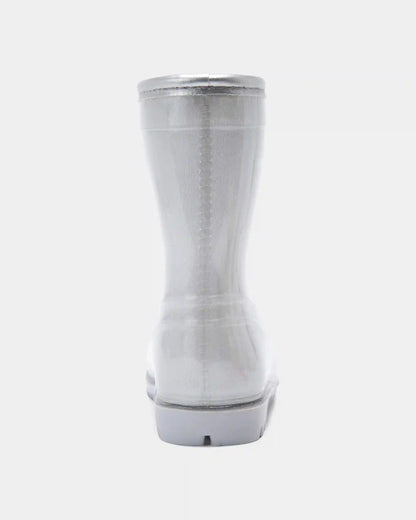 Toddler Girl Rain Boots - Silver