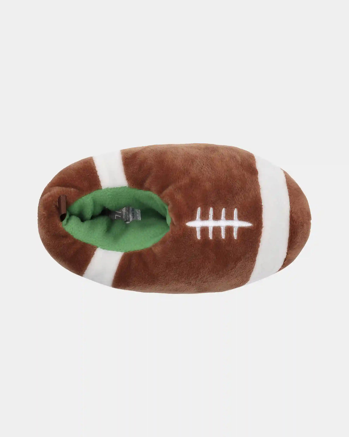 Boys Football Slippers - Brown