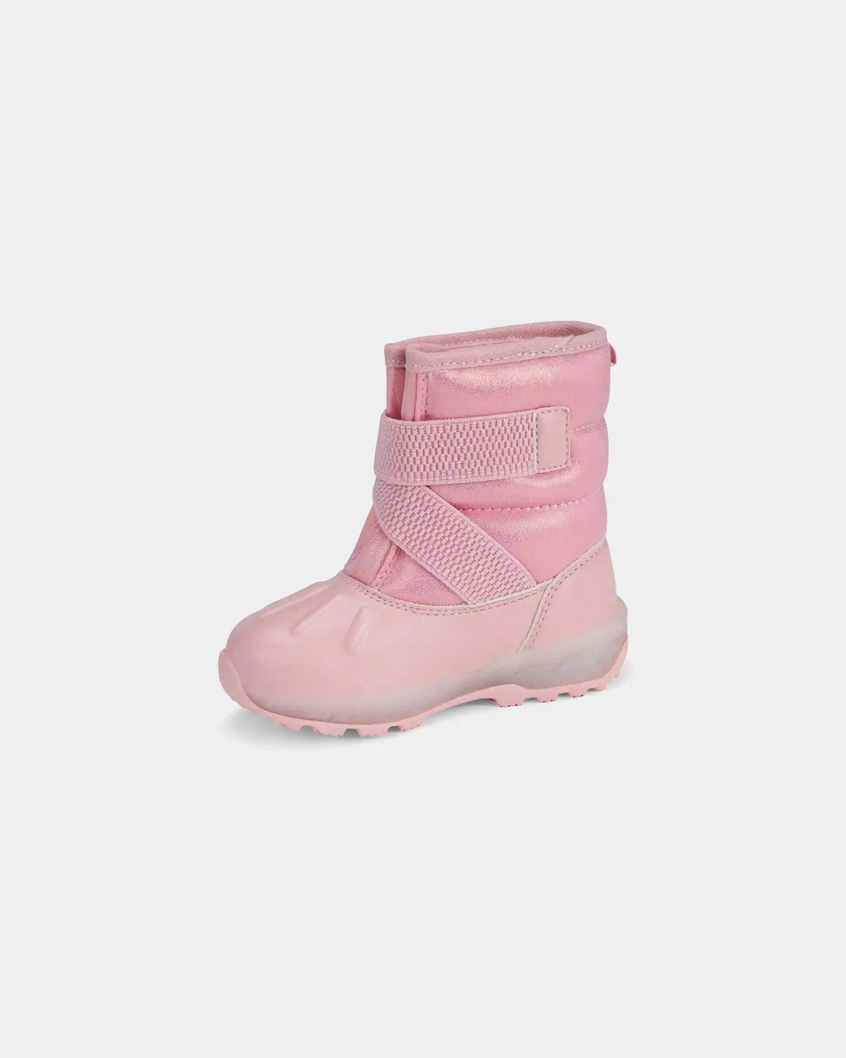 Toddler Girl Iridescent Light-Up Snow Boots - Pink