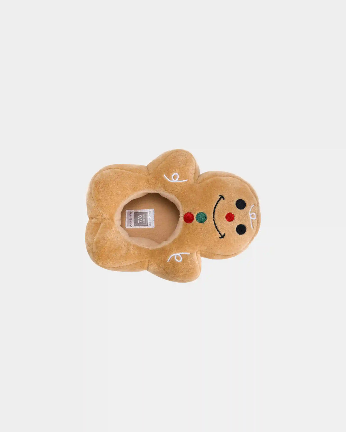 Gingerbread Man Slippers - Brown