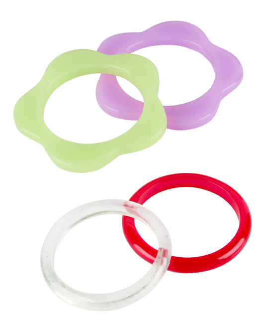 4-Pack Bangle Bracelets