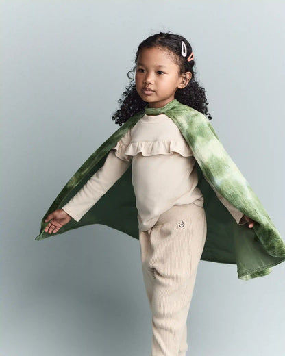 Toddler Believe In Dragons Dress Up Cape - Green