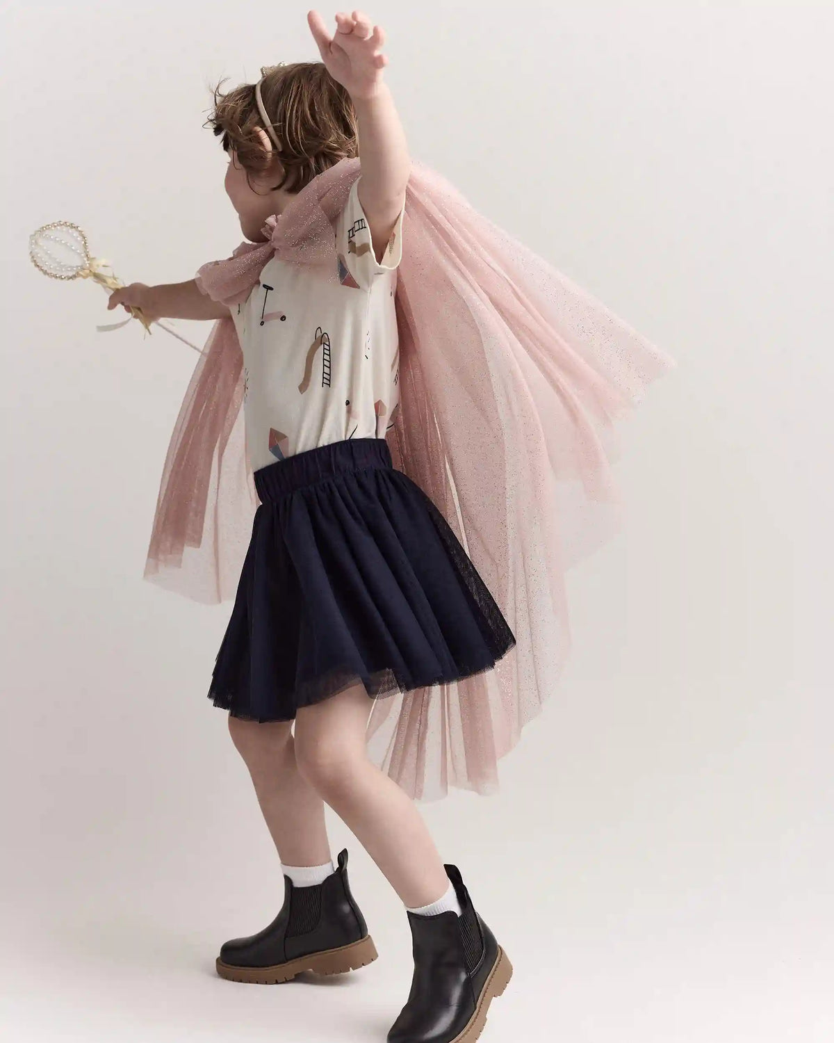 Toddler Girl 2-Pack Crown & Scepter Set - Gold/Pearl