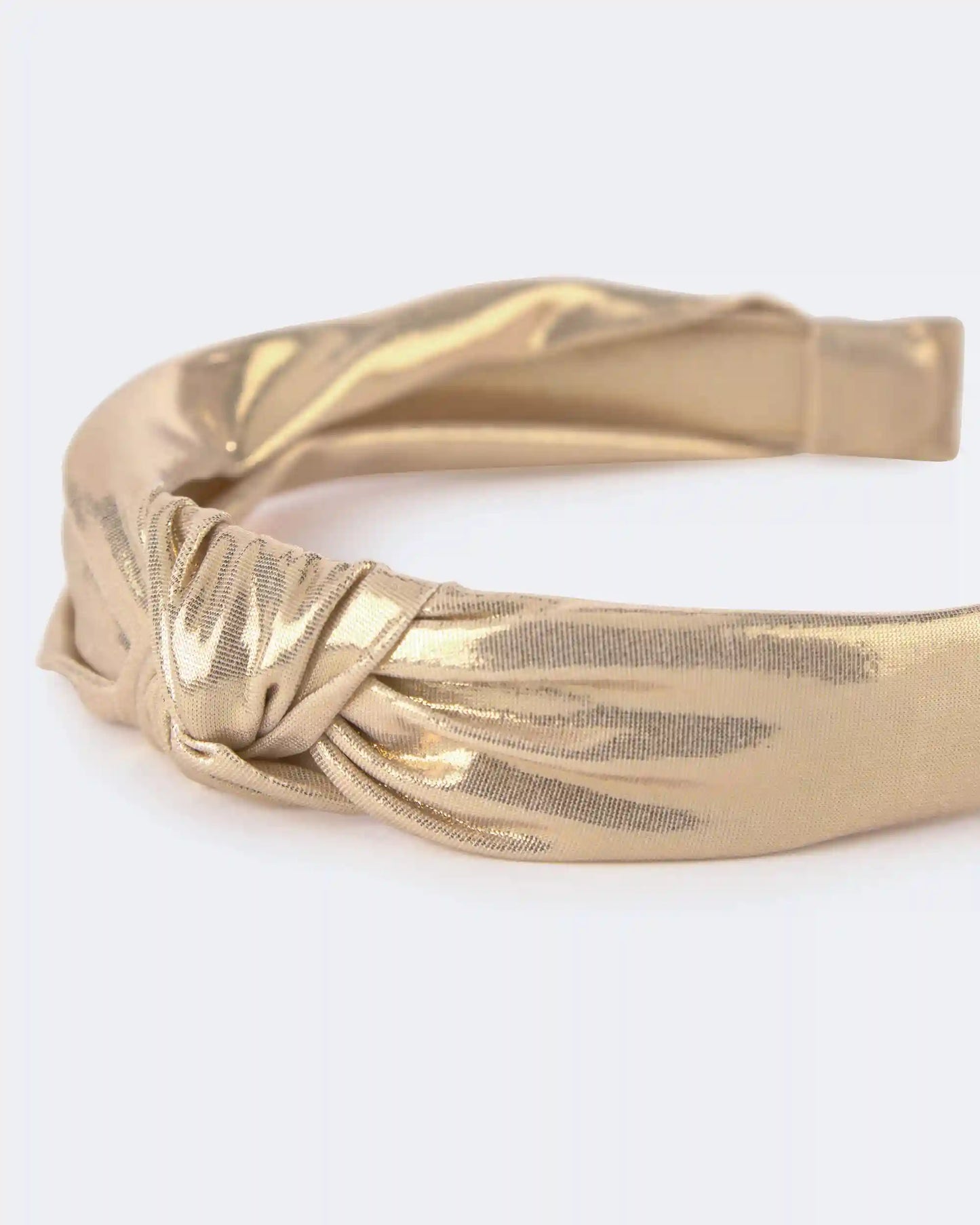 Toddler Girl Metallic Knotted Headband - Gold