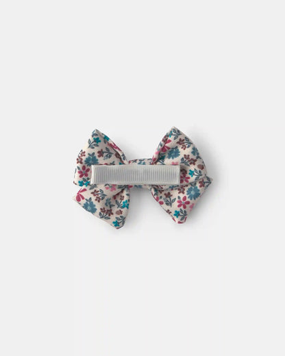 Toddler Girl 2-Pack Bow Floral Hair Clips