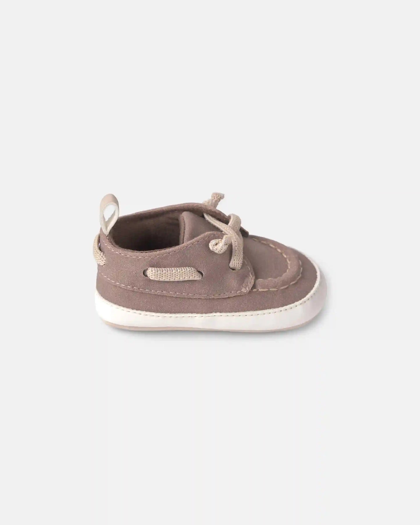 Baby Boy Boat Shoes - Grey