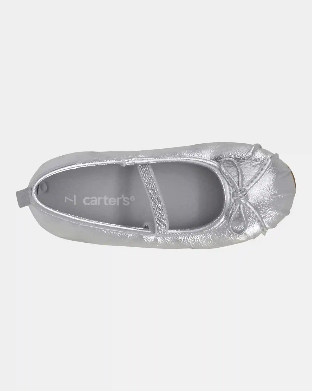 Toddler Ballet Slippers - Silver