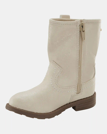 Toddler Cowgirl Boots - White