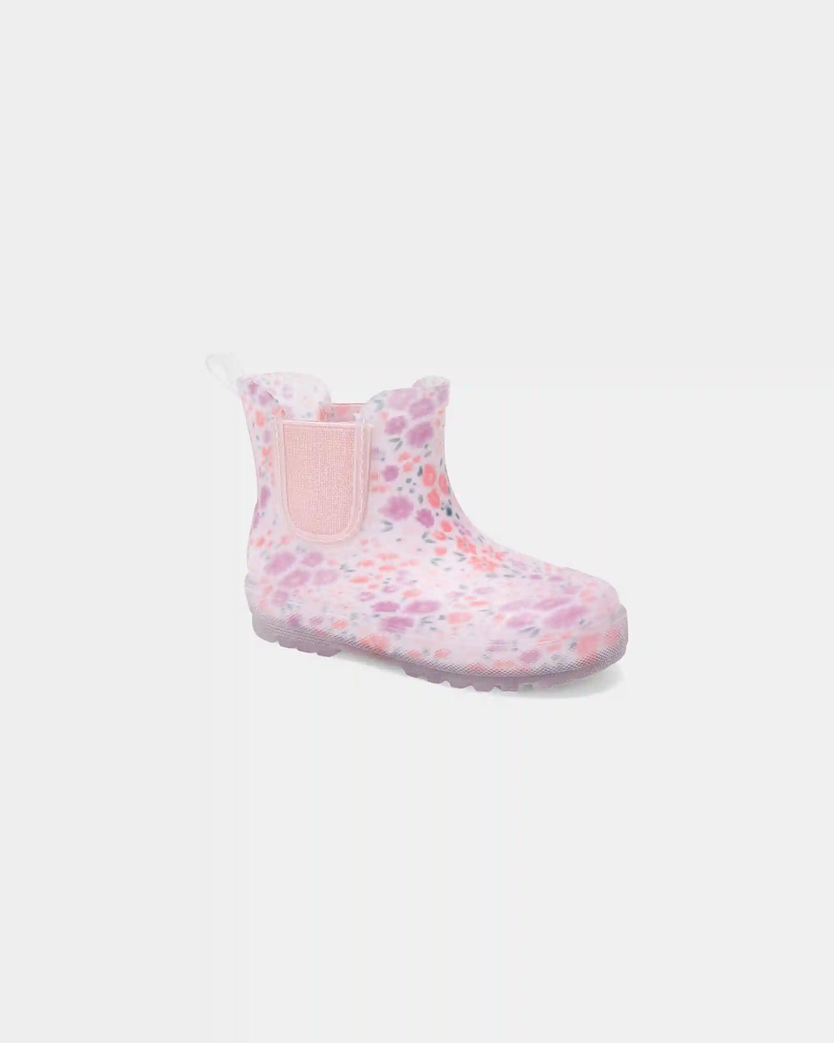 Toddler Girl Floral Rainboots - Pink/Purple