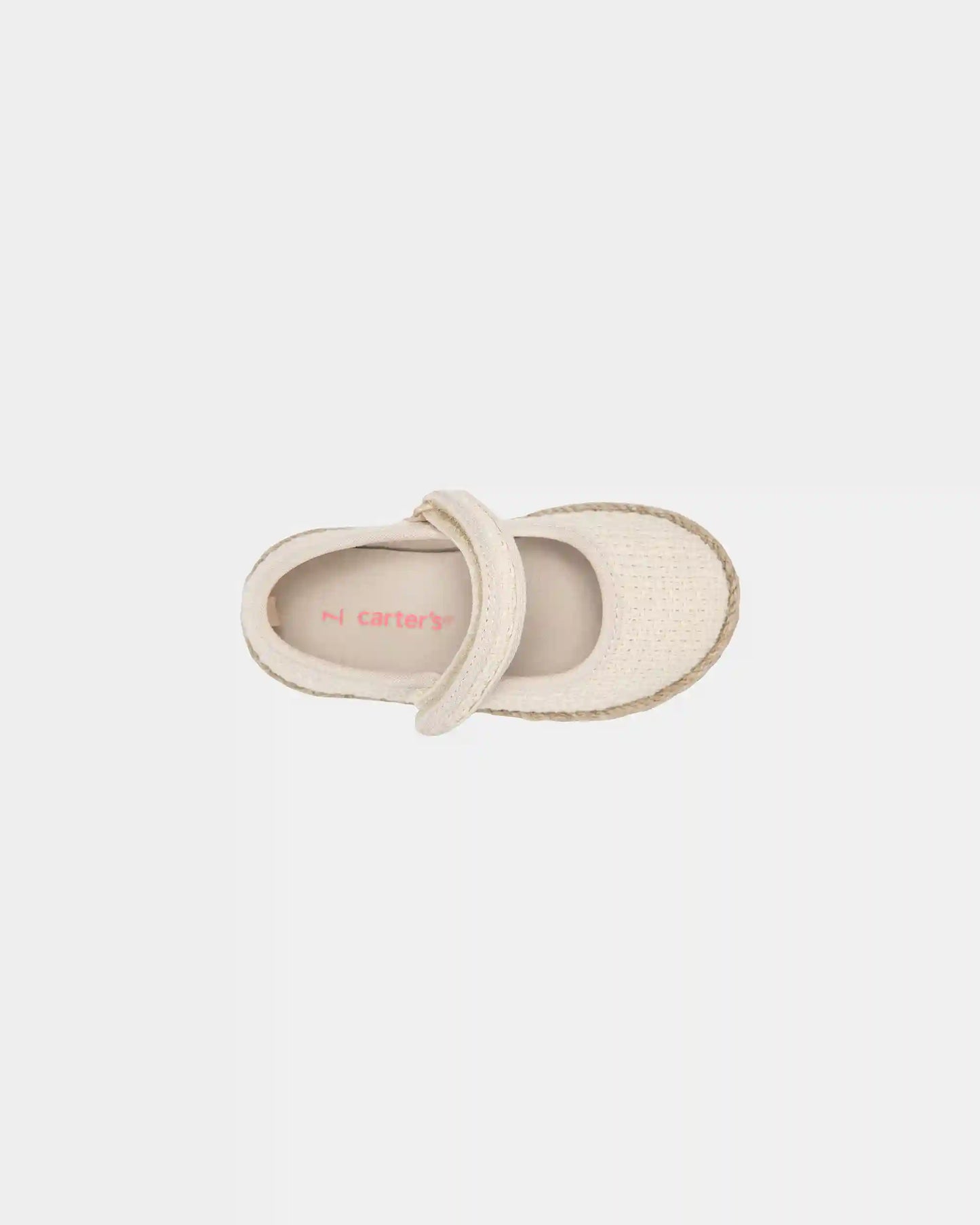 Toddler Girl Woven Casual Shoes - Cream