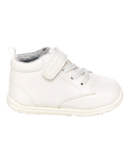 Boys Every Step® First Walker High-Top Sneakers - White