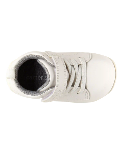 Boys Every Step® First Walker High-Top Sneakers - White
