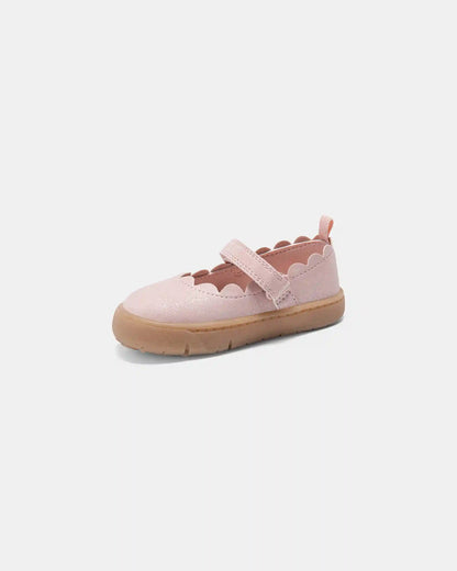 Baby Girl Every Step® First Walker Glitter Dress Shoes - Pink