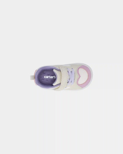 Baby Girl Every Step® First Walker Color Block Sneakers - Pink/Purple/White