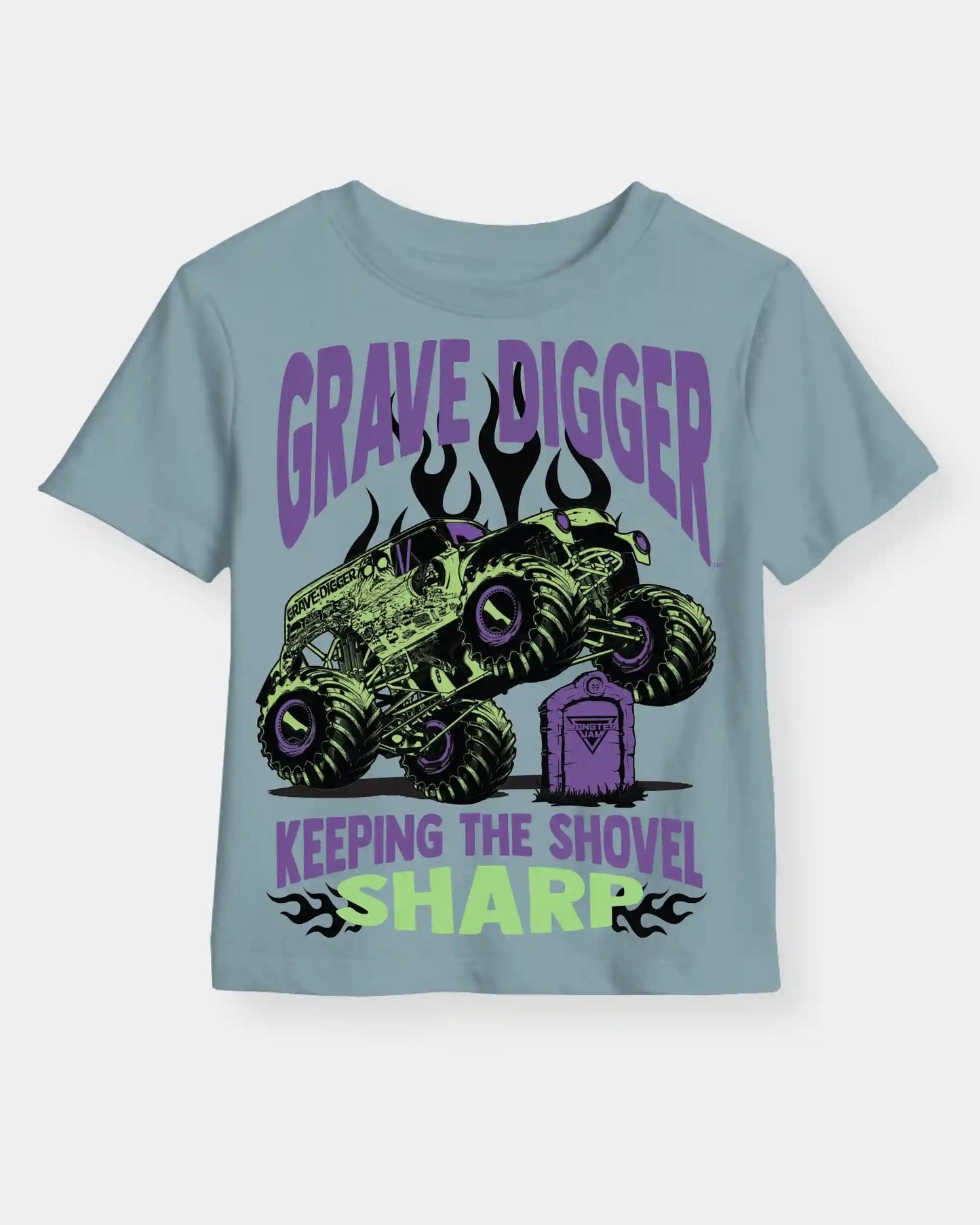 Boys Monster Jam™ Grave Digger Short-Sleeve Graphic Tee - Blue