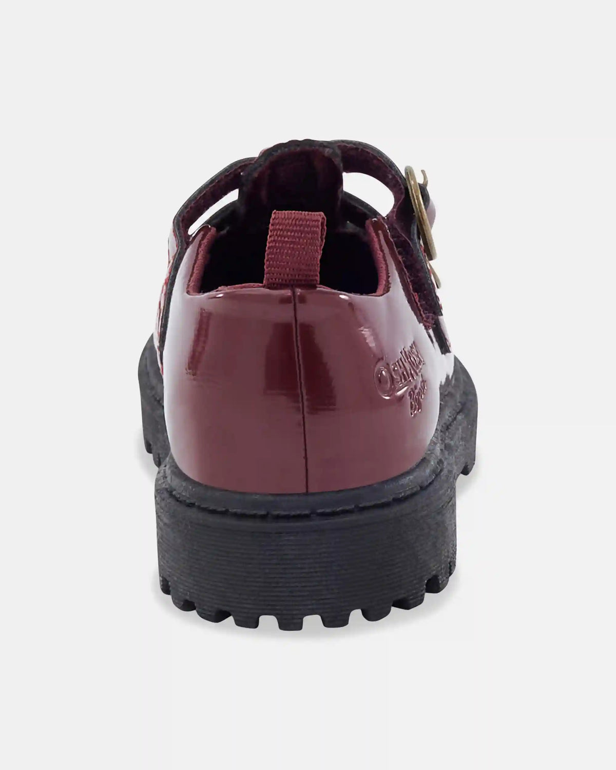 Toddler Girl Buckle Platform Casual Shoes - Burgundy