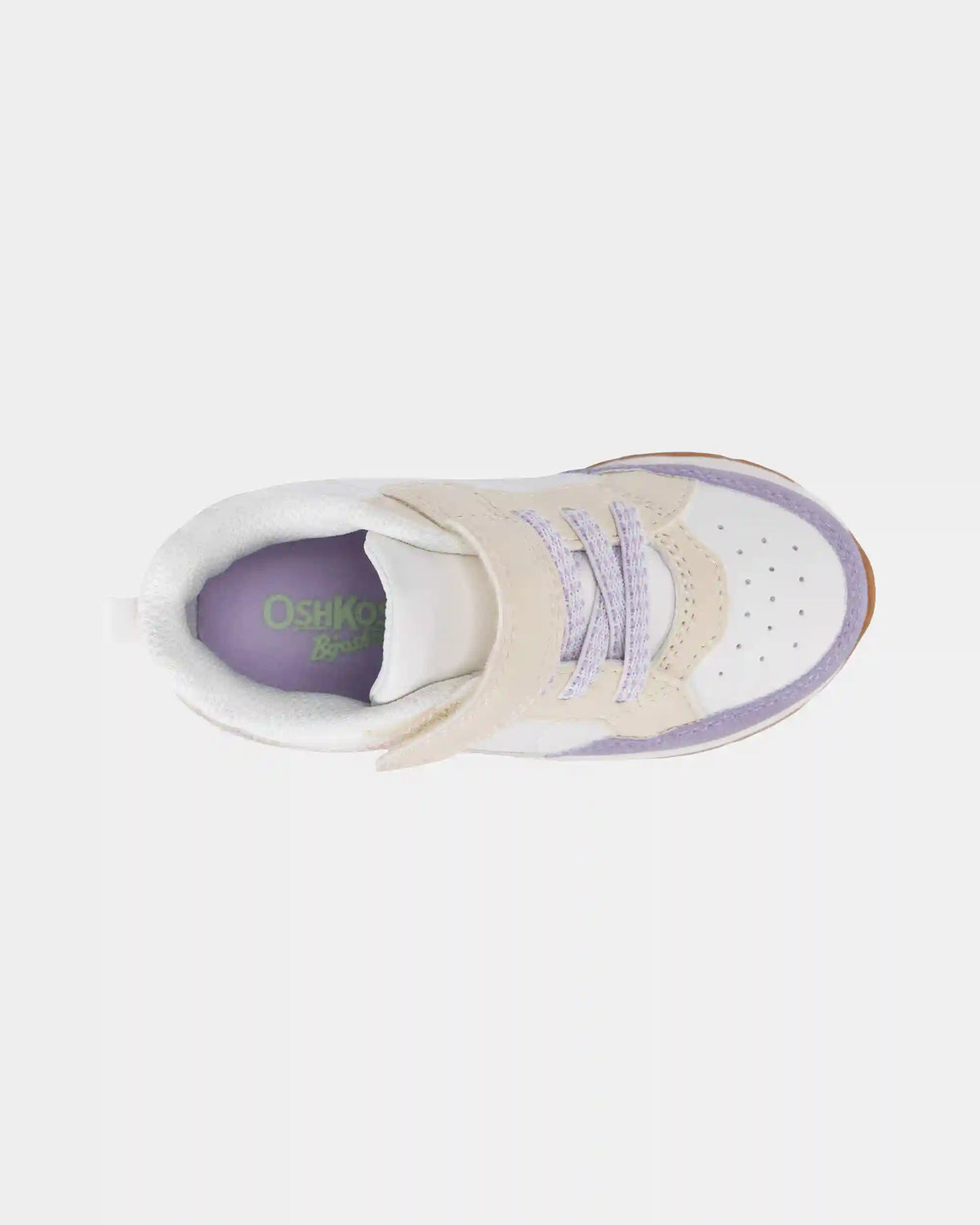 Toddler Girl Color Block Sneakers - White