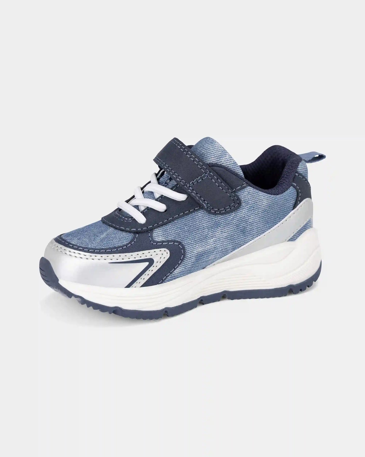 Toddler Boy Sneakers - Blue/Silver