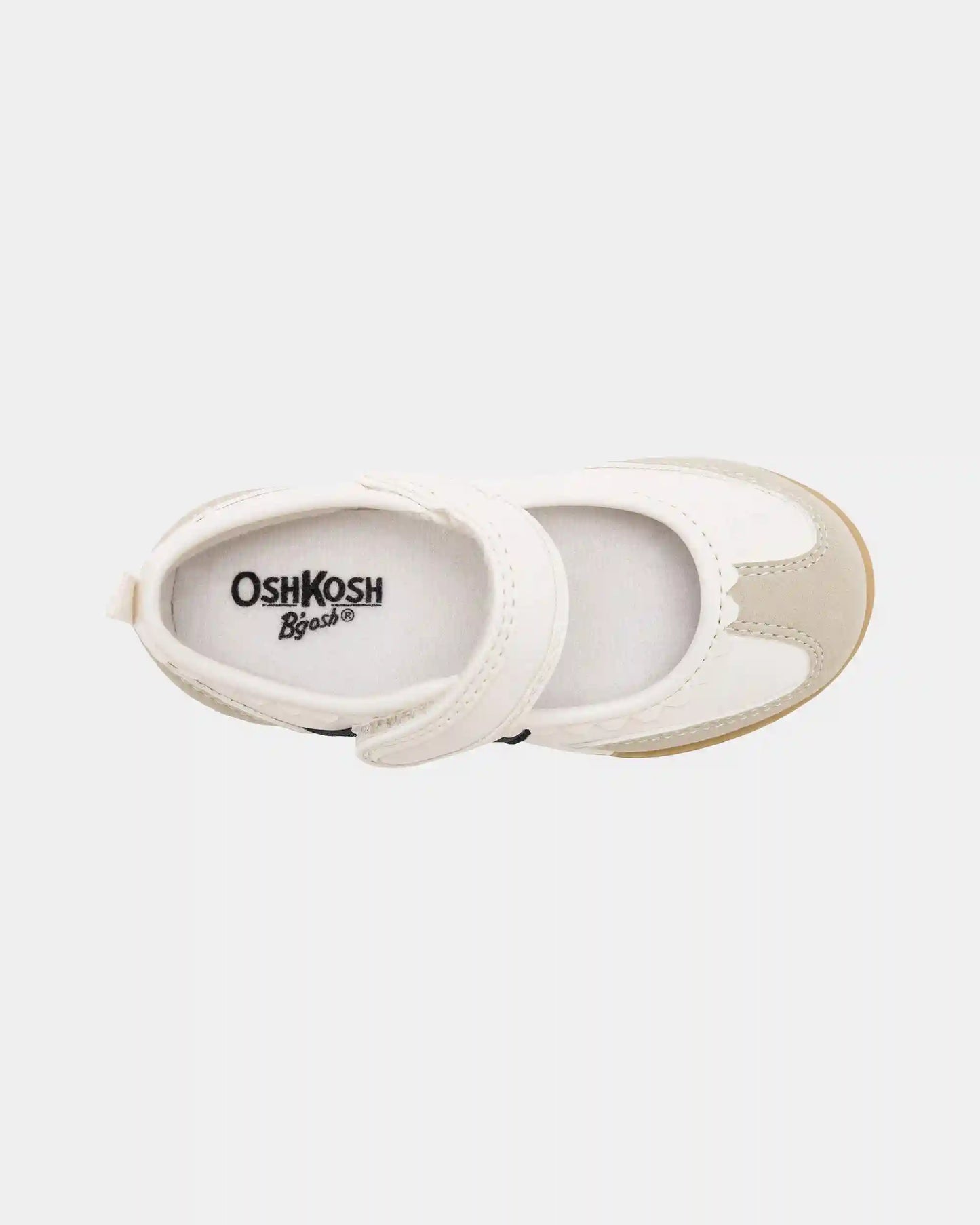 Toddler Girl Scalloped Flats - White