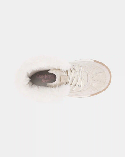 Toddler Girl Faux Fur High Top Boots - Tan