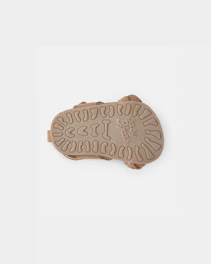Baby Girl Braided Sandals - Brown