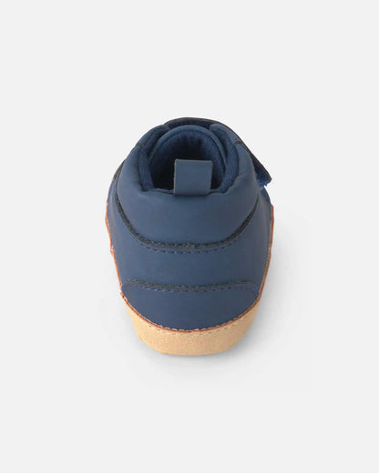 Baby Boy High Top Sneakers - Navy