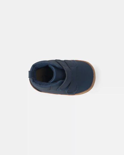 Baby Boy High Top Sneakers - Navy